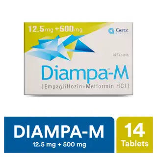Diampa-M 12.5Mg+500Mg 14'S