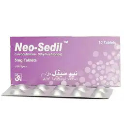Neo-Sedil Tablets 5MG 20'S (1 Box = 2 Strips) (1 Strip = 10 Tablets)