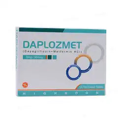 Daplozmet Tablet 5/850MG 14'S (1 Box = 2 Strips) (1 Strip = 7 Tablets)