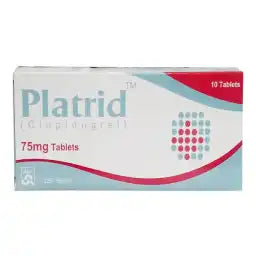 Platrid Tablets 75MG 10'S (1 Box = 1 Strip)(1 Strip = 10 Tablets)