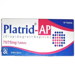Platrid-Ap Tablets 75/75MG 10'S (1 Box = 1 Strip)(1 Strip = 10 Tablets)