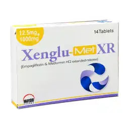 Xenglu-Met Xr Tablets 12.5Mg+1000MG 14'S (1 Box = 2 Strips) (1 Strip = 7 Tablets)