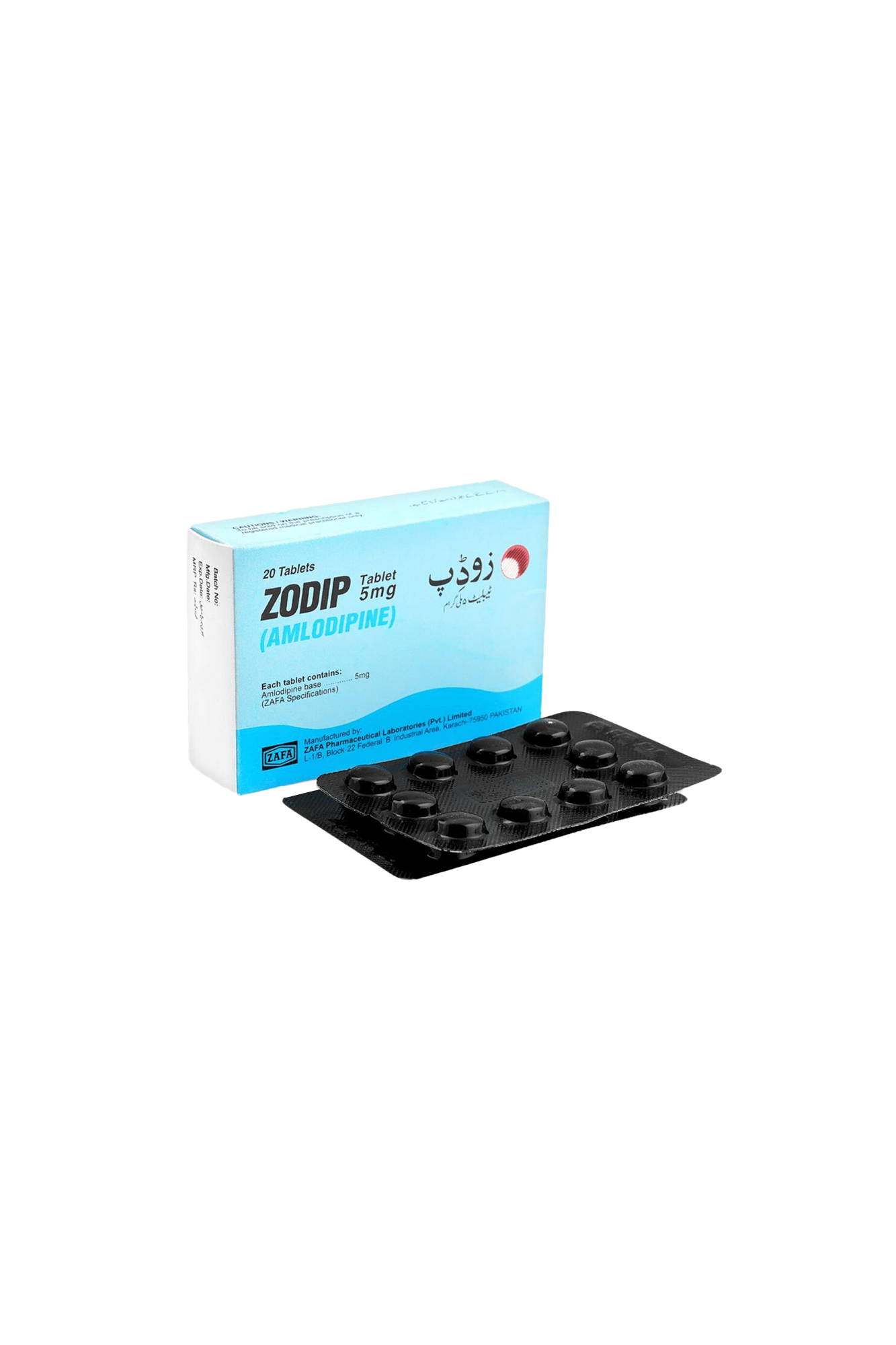 Zodip 5Mg Tab 1X20'S