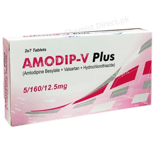 Amodip-V Plus 5/160/12.5Mg Tab 14S
