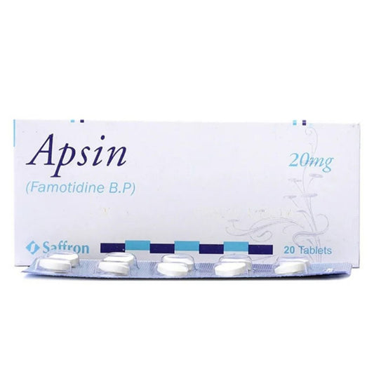 Apsin Tab 20 Mg 2X10'S