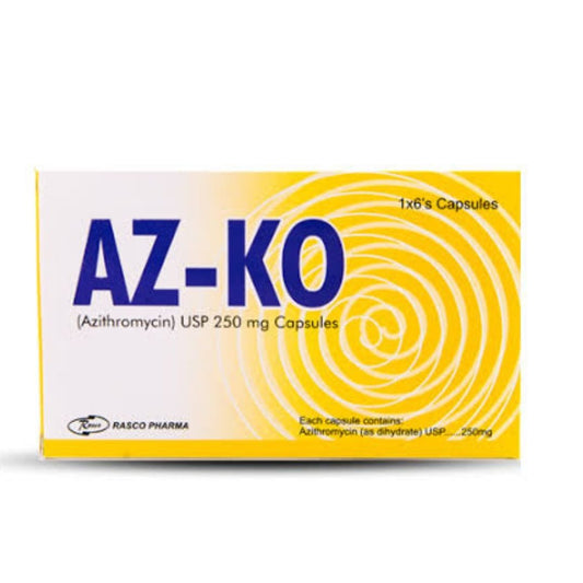 Az-Ko 250Mg Cap 6S