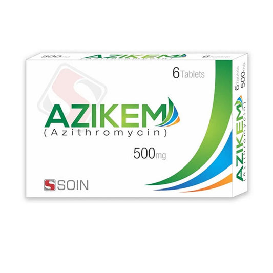 Azikem 500Mg Tab 6S