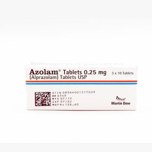 Azolam Tab 0.25 Mg 3X10'S
