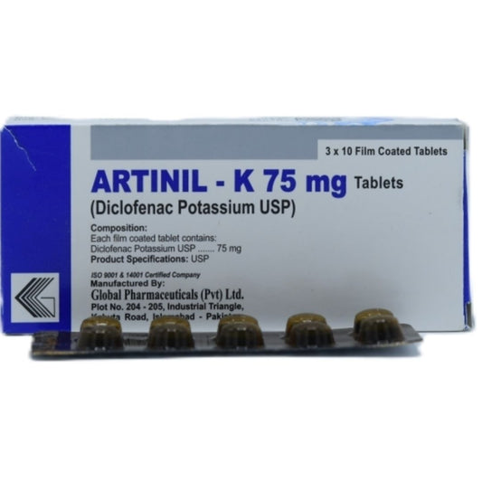 Artinil-K 75Mg 30'S