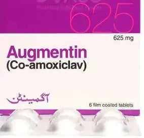 Augmentin Tab 625Mg 6 S
