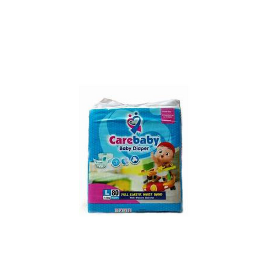 CareBaby Diaper- Large  Pack of 80 Diapers