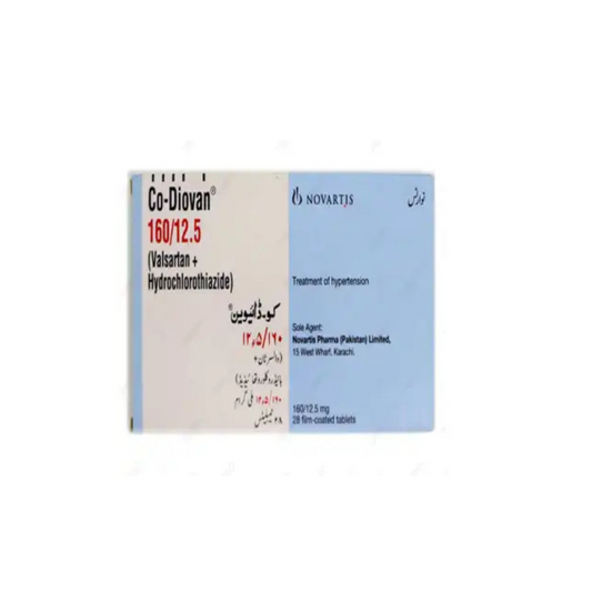 Co-Diovan Tablets 160Mg/12.5Mg 28,s (1 Strip = 14 Tablets)