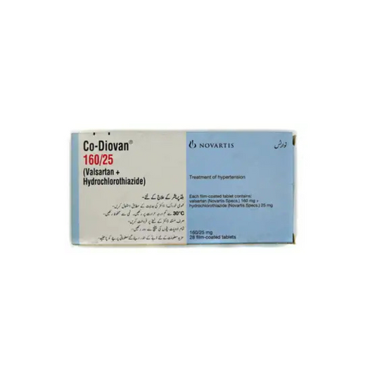 Co-Diovan Tablets 160Mg/25Mg 28,s (1 Strip = 14 Tablets)