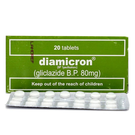 Diamicron Tab 80Mg 20'S