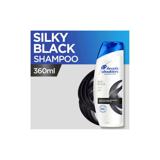 Head & Shoulders Silky Black Shampoo 360Ml