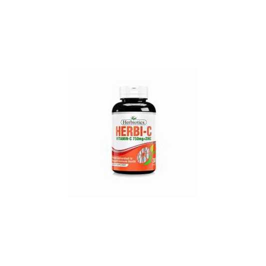 Herbiotics Herbi-C (Vitamin C + Zinc) (1 Bottle = 30 Tablets)
