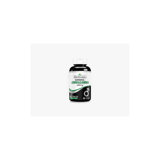 Herbiotics Somnirol (Ashwagandha 400mg Capsules) (1 Bottle = 30 Tablets)