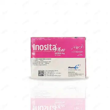 Inosita Plus Tablets 50/850Mg 28,s (1 Strip = 7 Tablets)