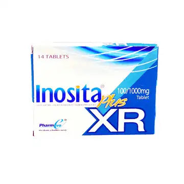 Inosita Plus Xr Tablets 100/1000Mg 28,s (1 Strip = 7 Tablets)