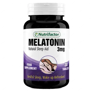 Nutrifactor Melatonin Tablets 3Mg (1 Bottle = 30 Tablets)