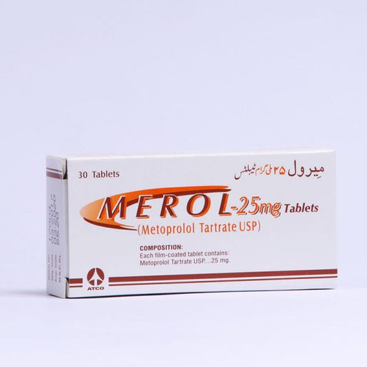 Merol Tab 25 Mg 3X10'S