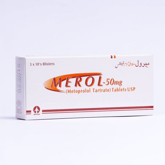 Merol Tab 50 Mg 3X10'S