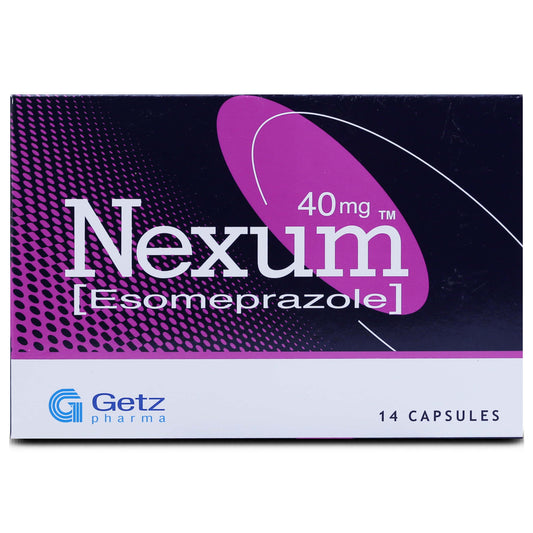 Nexum Capsules 40Mg 28's (1 Strip = 7 Capsules)