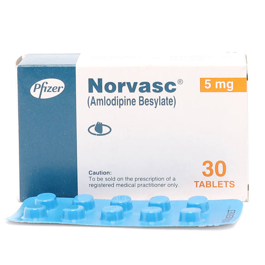 NORVASC 5MG TAB 30 S