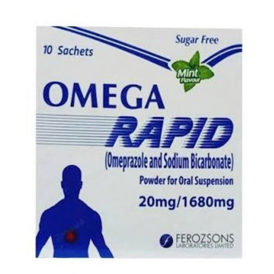 Omega Rapid Sachets 20Mg/1680Mg 10S