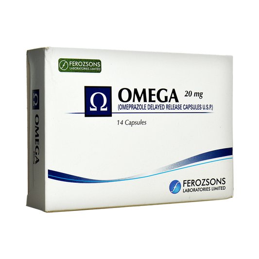 Omega 20Mg Cap 14 S
