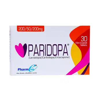 Paridopa Tablets 200/50/200Mg 30,s (1 Strip = 10 Tablets)