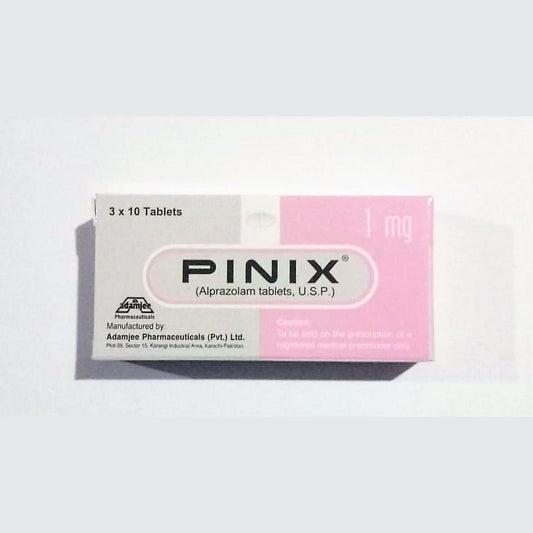 Pinix Tablets 1MG 30'S (1 Strip = 10 Tablets)