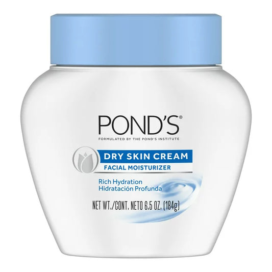 Ponds Dry Skin Cream Facial Moisturizer Rich Hydration, 184g