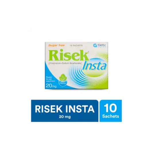 risek insta sugar free sachets 20mg ( 10 sachets In box )