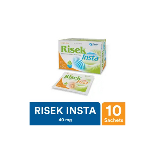 Risek Insta Sugar Free Sachets 40Mg ( 10 Sachets In Box)