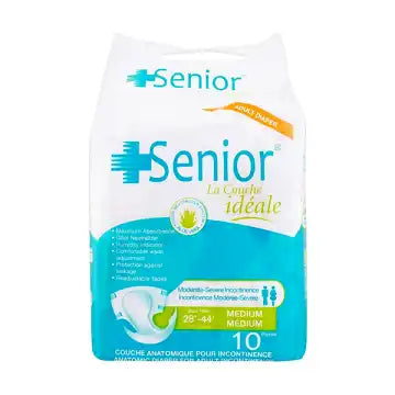 سینئر بالغ لنگوٹ سائز درمیانے 10Pcs