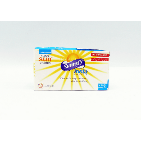 Sunny D Insta 200,000Iu Injection 5Mg
