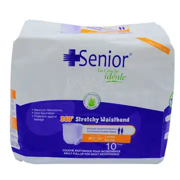 Senior Adult Pull Up  Size Large 10Pcs