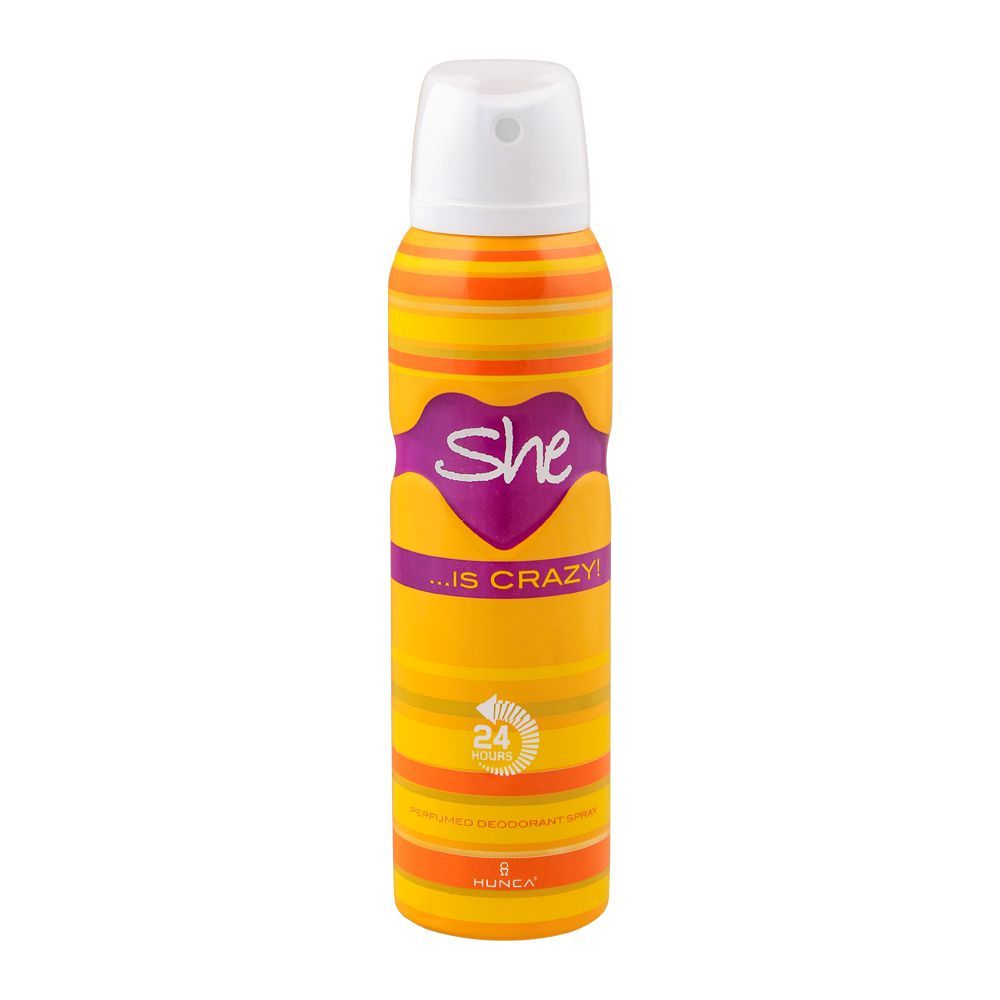 She Is Crazy Perfumed Deodorant Body Spray by HUNCA 150 ml