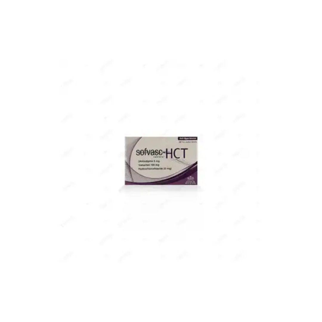Sofvasc Hct Tablets 5/160/25Mg 28,s (1 Strip = 14 Tablets)