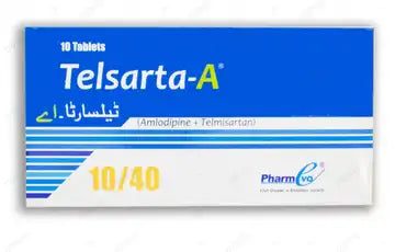 Telsarta A Tablets 10Mg/40Mg 10,s (1 Strip = 10 Tablets)