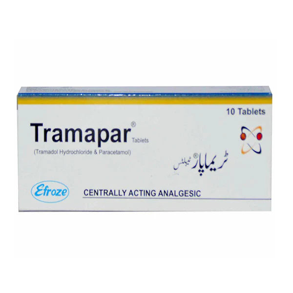 Tramapar Tablet 37.5/325MG (1 Box = 2 Strips) (1 Strip = 10 Tablets)