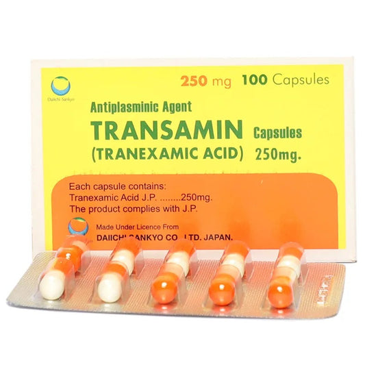 Transamin Cap 250Mg 100's (1 Strip = 10 Capsules)