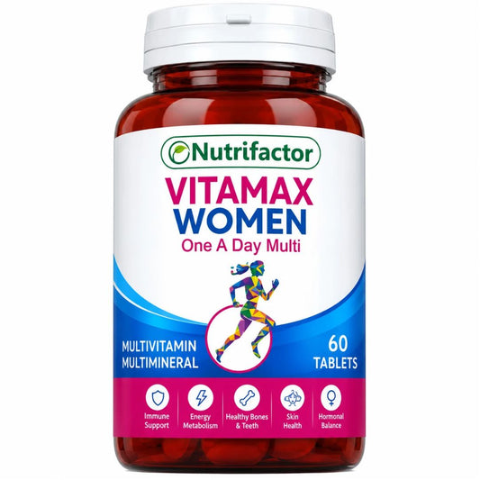 Nutrifactor Vitamax Women One A Day Multi گولیاں (1 بوتل = 60 گولیاں)