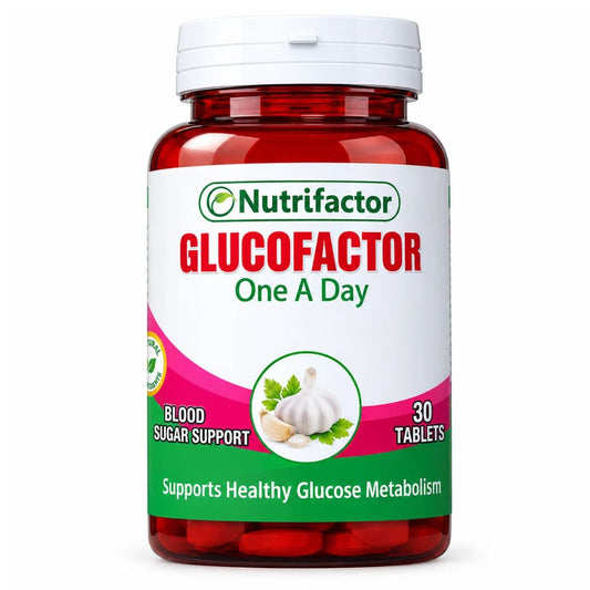 Nutrifactor Glucofactor Tablets (1 Bottle = 30 Tablets)