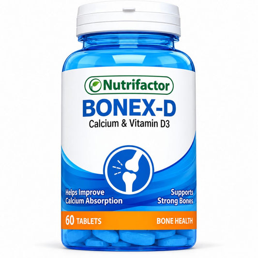 Nutrifactor Bonex-D Tablets (1 Bottle = 60 Tablets)