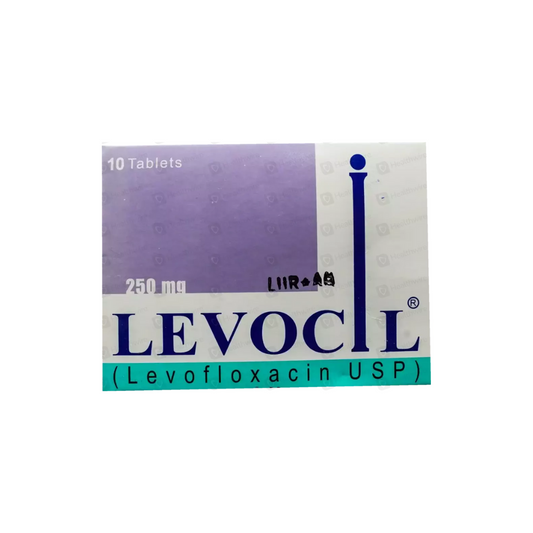 Levocil 250mg 10,s (1 Strip = 10 Tablets)