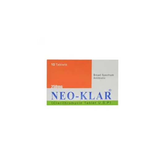 Neo-Klar Tablets 250Mg 10,s (1 Box = 10 Tablets)