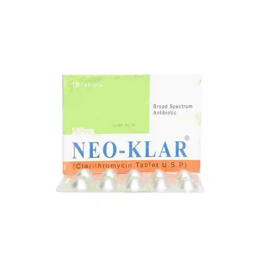 Neo-Klar Tablets 500Mg 10,s (1 Box = 10 Tablets)