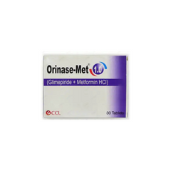 Orinase-Met Tablets 1/500Mg 30,s (1 Strip = 10 Tablets)